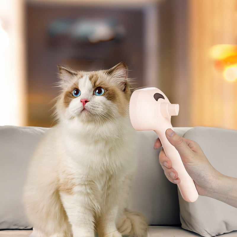 Upgraded Pet Electric Comb, Steam Hair Removal Cleaning Set