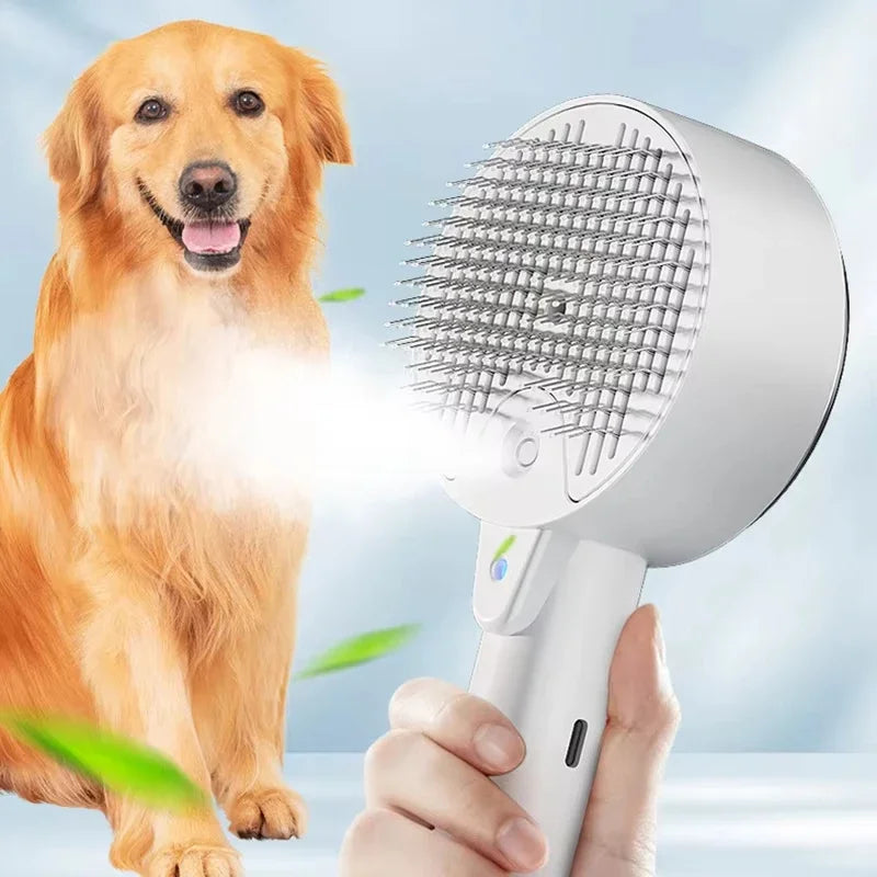 Cat and Dog Electric Mist Massage Comb Small Cat Pet Bath Brush