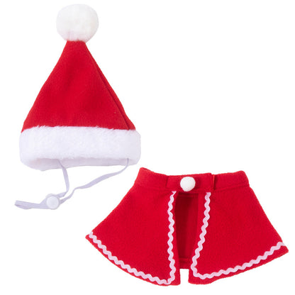 Pet Cat and Dog Hat Headwear Christmas Scarf Cape Christmas Pet Clothing