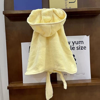 Dog Four-Season Bathing Towel, Thick and Highly Absorbent Bathrobe