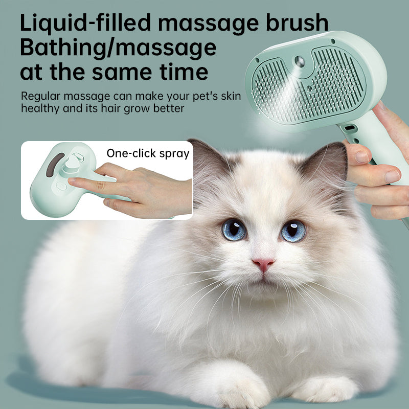 Upgraded Pet Electric Comb, Steam Hair Removal Cleaning Set