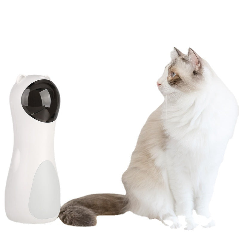 Cat Laser Toy Automatic Timing Laser Cat Toy Dual Power Supply LED Laser Wand Pet Laser Toy