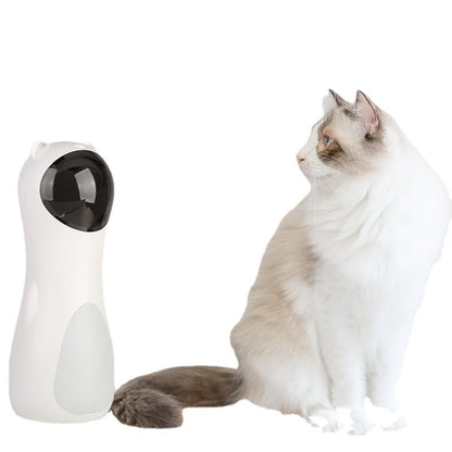 Cat Laser Toy Automatic Timing Laser Cat Toy Dual Power Supply LED Laser Wand Pet Laser Toy
