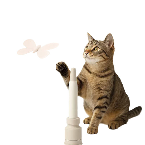 Cat electric toy with automatic cat teasing function can be attached and held in hand