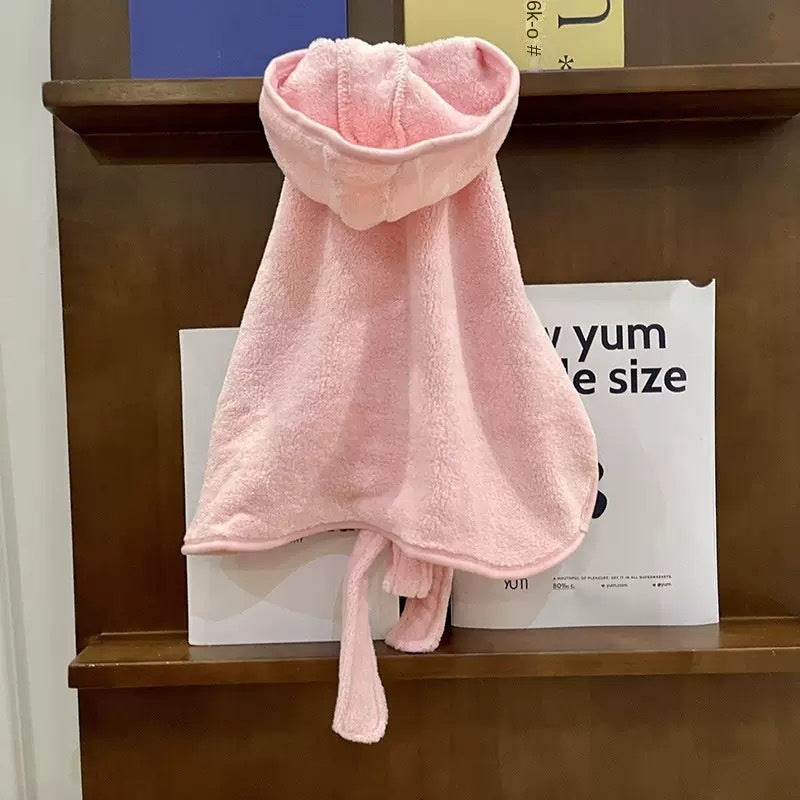Dog Four-Season Bathing Towel, Thick and Highly Absorbent Bathrobe