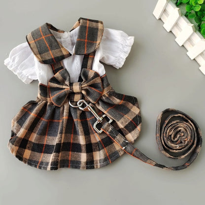 Tow rope, outing, dog clothes, pet clothing, dress