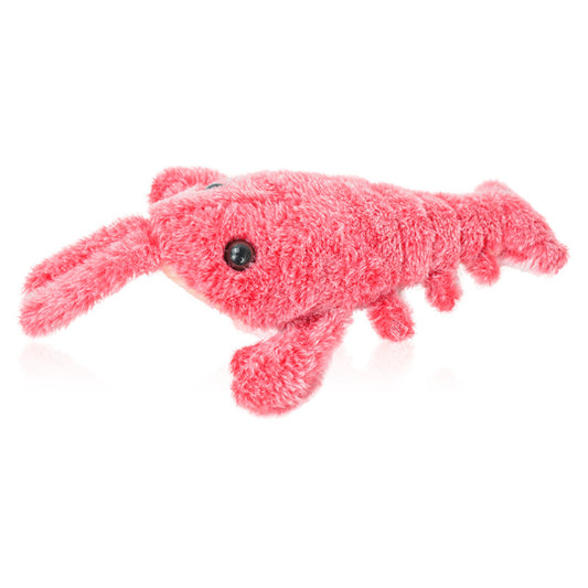 Pet Toy Gravity Bounce Shrimp Electronic Simulated Lobster USB Charging Itchy Dogs Cats
