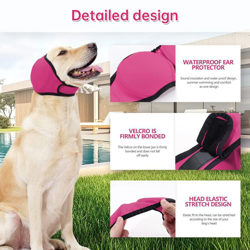 Waterproof Dog Ear Muffs: Suitable for Swimming/Beauty, Noise Reduction