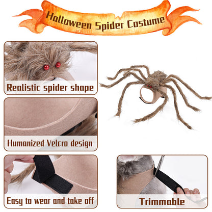 Halloween pet clothes big spider transforms into dog clothes