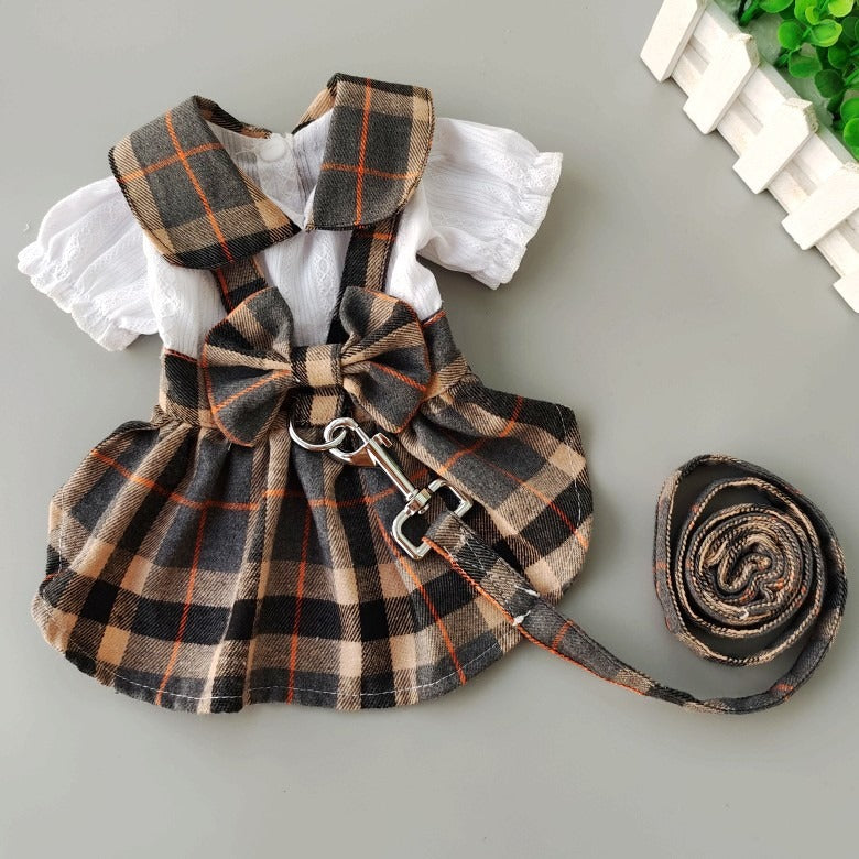 Tow rope, outing, dog clothes, pet clothing, dress