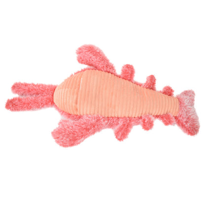 Pet Toy Gravity Bounce Shrimp Electronic Simulated Lobster USB Charging Itchy Dogs Cats